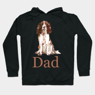 English Springer Spaniel Dog Dad, Dog Dad, Dog Daddy, Gift from the Dog, Dog Dad Gift, Dog Dad Present, Dog Daddy Present, Gift for Dog Dad, Present from the Dog Hoodie